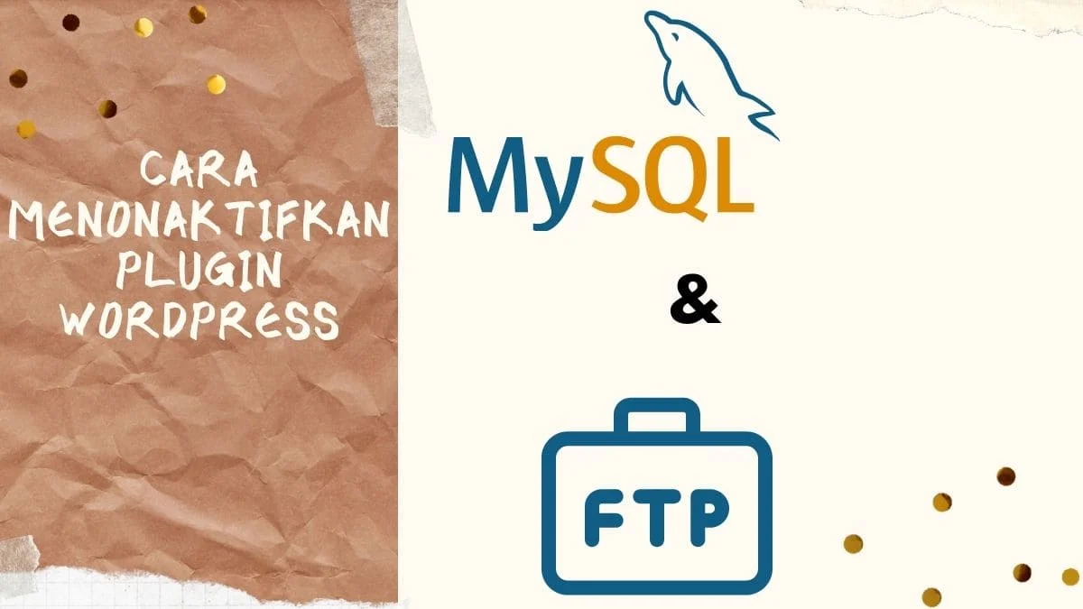 Cara Menonaktifkan Plugin WordPress Dari Database dan FTP klien