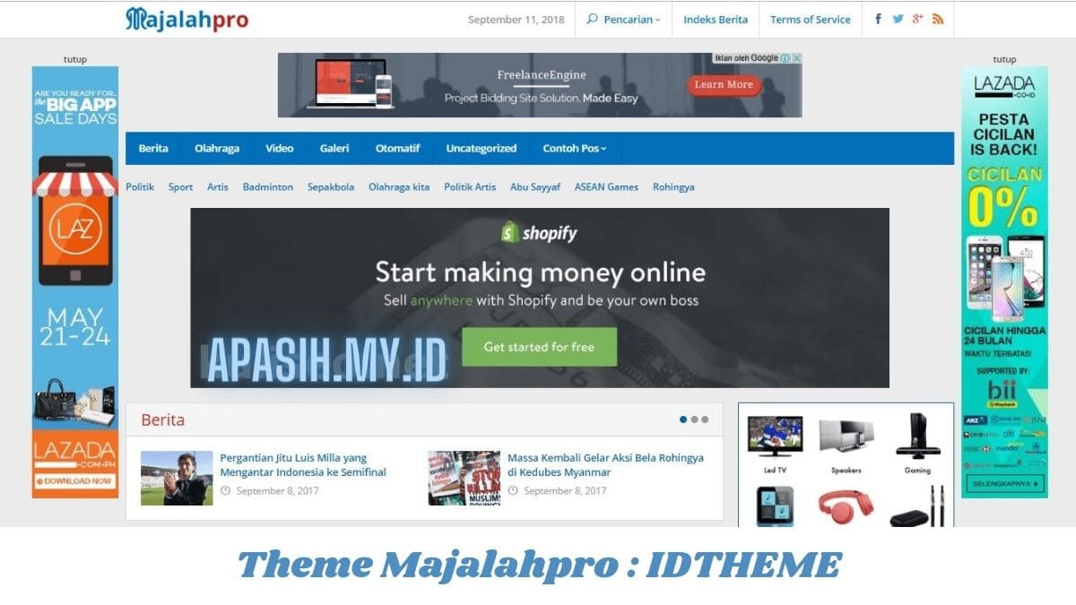 Majalahpro: Theme WordPress Terbaik Untuk Portal Berita